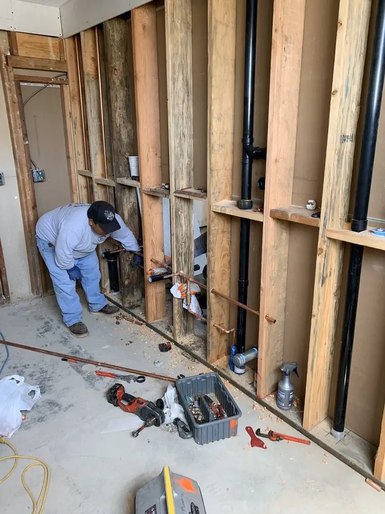 Commercial rough-in plumbing for Commercial Plumbing in Poquoson